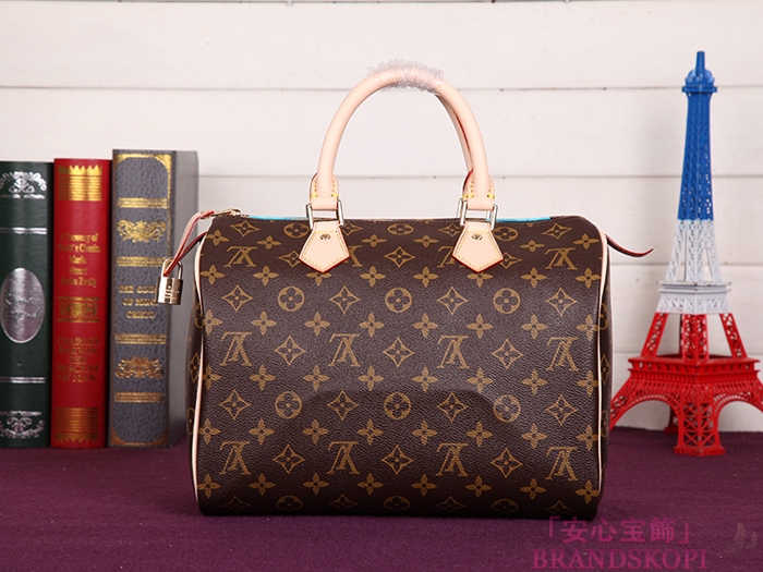 LOUIS VUITTON ルイヴィトン スピーディ30 ハンドバッグ ハンドバッグ テュルコワーズ モノグラム M41529