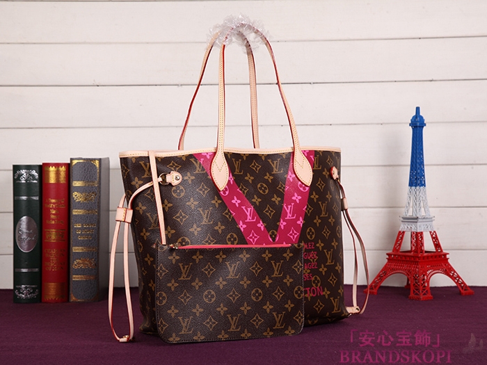 LOUIS VUITTON ルイヴィトン ネヴァーフルMM トートバッグ トートバッグ モノグラム×グルナード モノグラムVモチーフ M41602