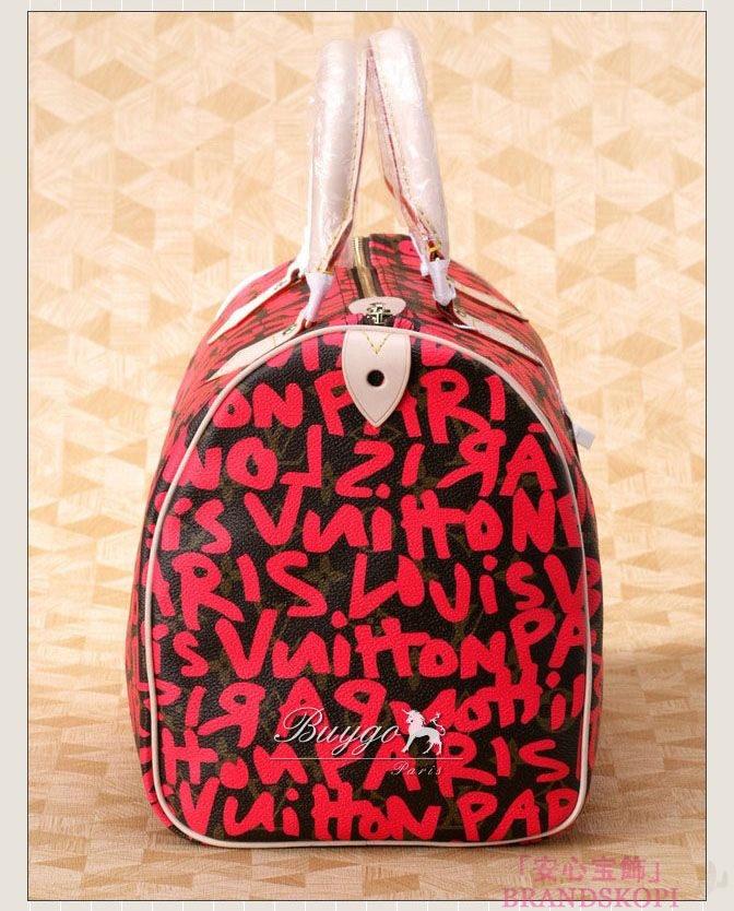 【LOUIS VUITTON】ルイヴィトングラフィティ スピーディ30 フューシャ M93704