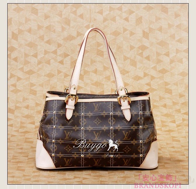 ルイヴィトン(LOUIS VUITTON) モノグラム リヴェットバッグ　トートバッグ　ショルダーバッグ M40140