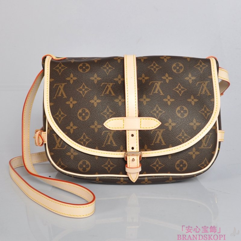 ルイヴィトン　LOUIS VUITTON　ヴィトン　LV　モノグラム　バッグ　ショルダーバッグ　ソミュール30　M42256