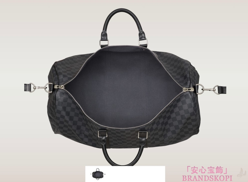 LOUIS VUITTON（ルイヴィトン）キーポルバンドリエール55/モノグラムマカサー/ボストンバッグ(M56714)