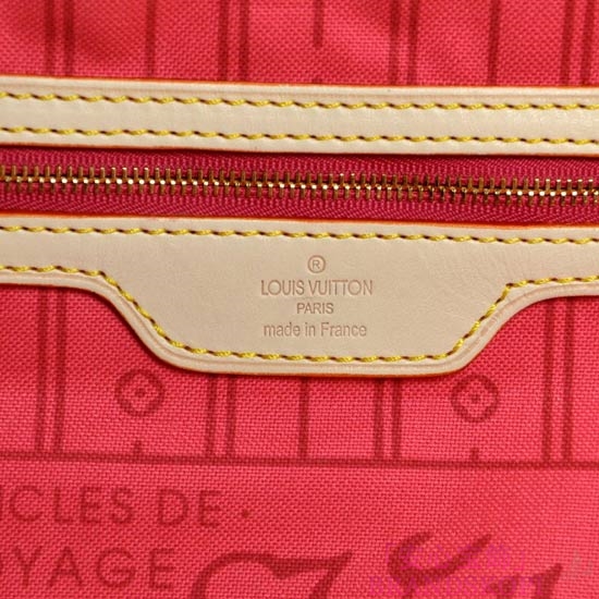 LOUIS VUITTON ルイ ヴィトン モノグラムローズ ネヴァーフル MM ショルダー トート バッグ M48613