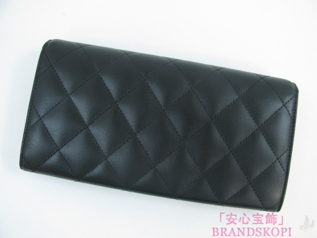 CHANEL（シャネル）カンボンライン　ＺＩＰ長財布A50077