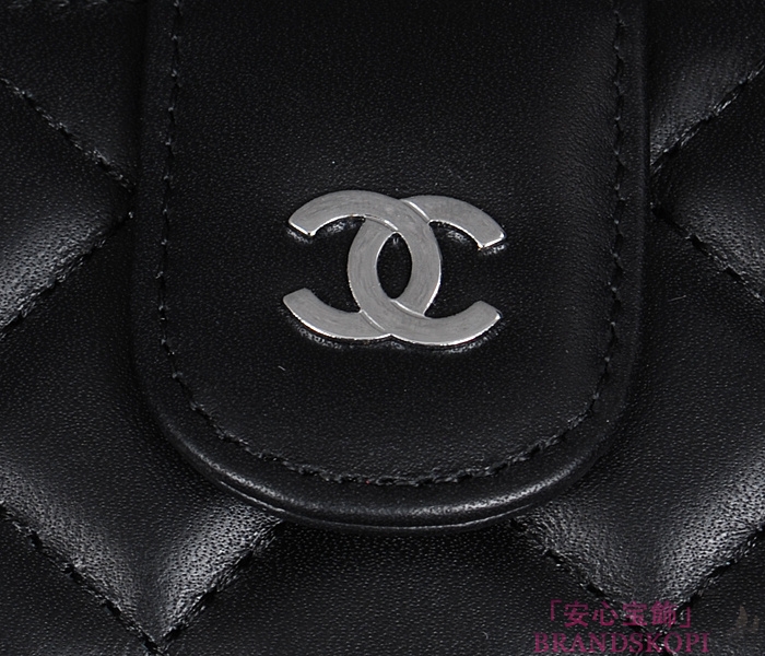 シャネル 長財布 CHANEL シャネル 財布 二つ折り マトラッセ キルティング レザー ブラック A48667