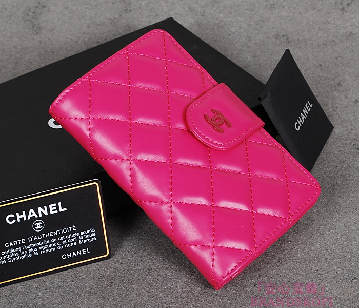 シャネル 長財布 CHANEL シャネル 財布 二つ折り マトラッセ キルティング レザー ローズ A48667