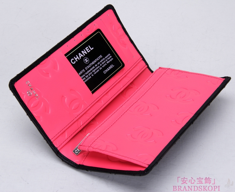 シャネル 長財布 シャネル カンボンライン 長財布 ブラック＆ホワイト A26717