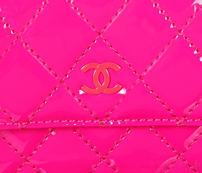 シャネル 長財布 CHANEL シャネル 財布 二つ折りフラップ マトラッセ キルティング エナメル ローズ A50096
