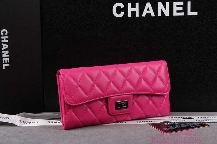 シャネル 長財布 CHANEL シャネル 財布 二つ折り マトラッセ  キルティング ラムスキン ローズ A35297
