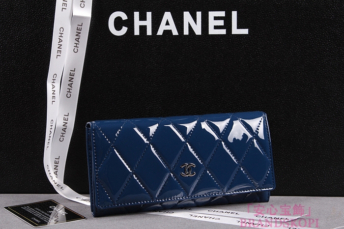 シャネル 長財布 CHANEL  財布 二つ折り マトラッセ ココマーク エナメル ローズ/ブルゴーニュ/ブラック/ピンク/ブルー A50106