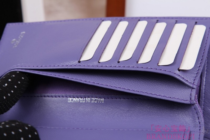 シャネル CHANEL 長財布 3折 タイムレスクラシック マトラッセ ラムスキン ライラック A46518