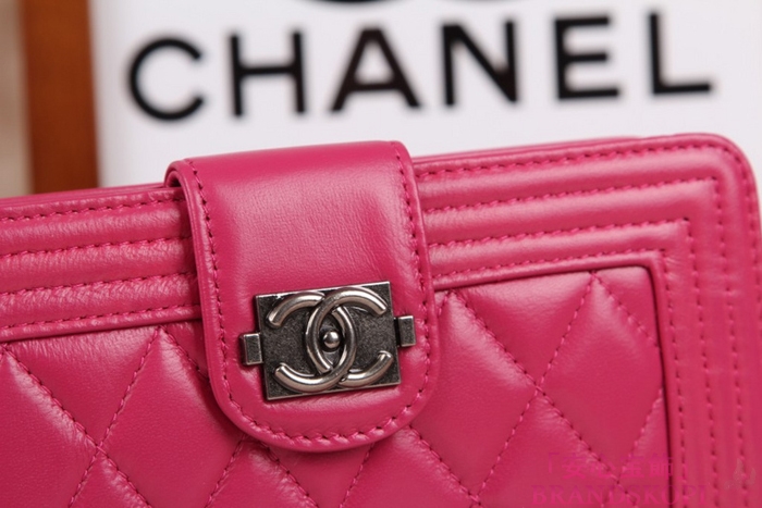 シャネル 長財布 CHANEL 財布 二つ折り フラップ キルティング マトラッセ  ラムスキン ローズ A48651