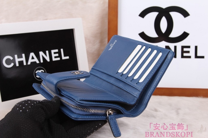シャネル CHANEL カメリアエンボス 財布 二つ折り ブラック A50087