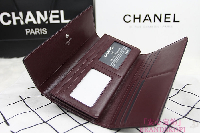 シャネル 財布 人気 レディース CHANEL 長財布 カメリア 黒 A50084-2