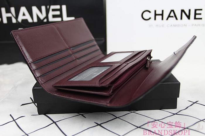 シャネル 財布 人気 レディース CHANEL 長財布 カメリア 黒 A50084-2