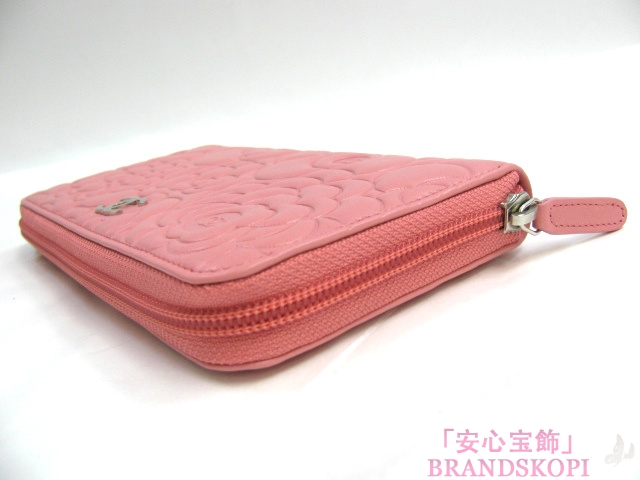 CHANEL（シャネル）ラウンド長財布/ピンク/ラムスキン(A50085)
