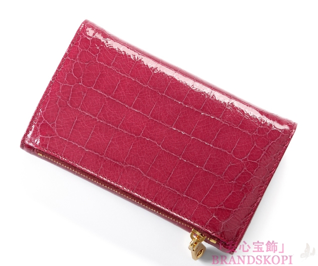 ミュウ ミュウ　12/13年秋冬新作ST.COCCO LUX三つ折り中財布 5M1097 NKG F023302