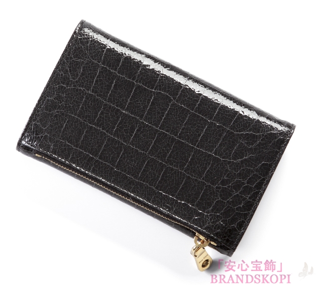 ミュウ ミュウ　12/13年秋冬新作ST.COCCO LUX三つ折り中財布 5M1097 NKG F0002 