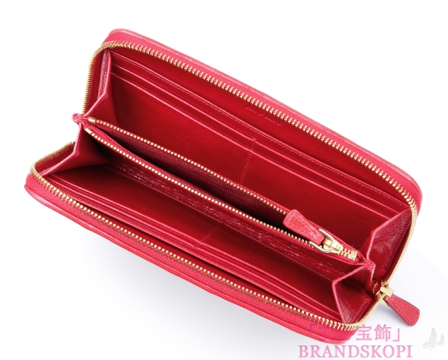 ミュウ ミュウ　2013年春夏新作MATELASSE LUXラウンドファスナー 長財布 5M0506 QI9 F0D17