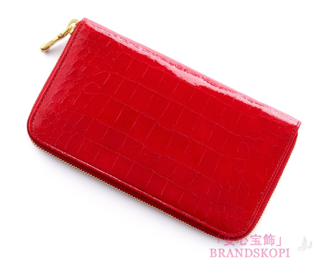 ミュウ ミュウ　2013年春夏新作ST.COCCO LUXラウンドファスナー 長財布 5M0506 NKG F0011