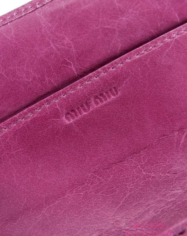 ミュウ ミュウ　12/13年秋冬新作MATELASSE LUX二つ折り長財布 5M1109 QI9 F027X 