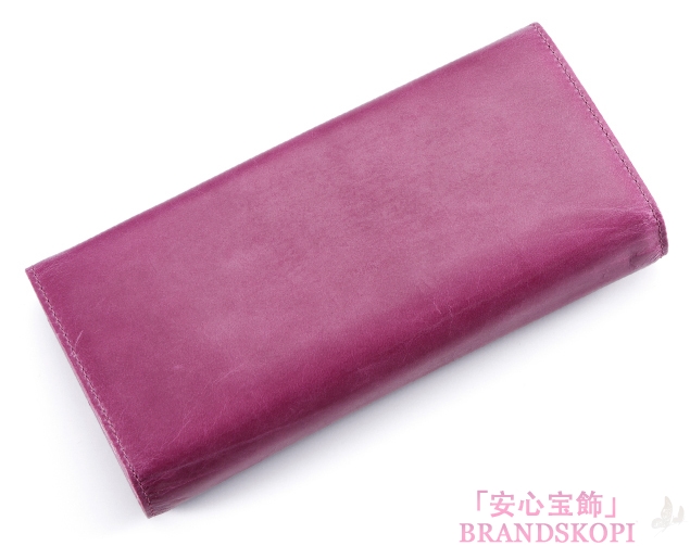 ミュウ ミュウ　12/13年秋冬新作VITELLO BICOLORツートーンカラー 二つ折り長財布 5M1109 Y56 F0NAZ