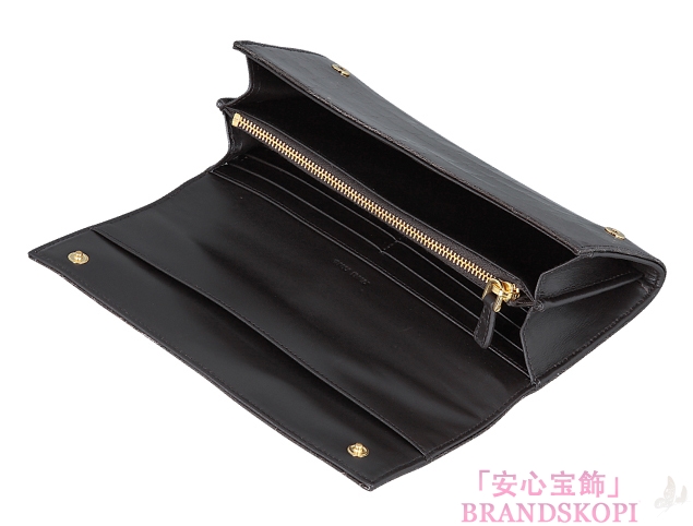 ミュウ ミュウ　2012年春夏新作ST.COCCO LUX二つ折り 長財布 5M1109 NKG F0003 
