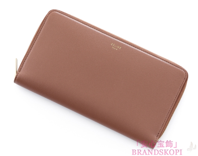 セリーヌ　2013年春夏新作ラムスキンラウンドファスナー 長財布 101873FTA 24SI