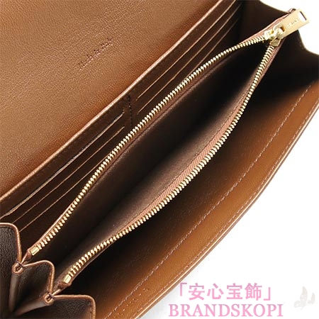 セリーヌ/CELINE/ 長財布[小銭入れ付き]ラージマルチファンクション /タバコブラウン10760-3fta-04fg