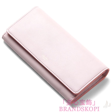 セリーヌ/CELINE/ 長財布[小銭入れ付き]ラージマルチファンクション /ベビーピンク10760-3fta-23lr