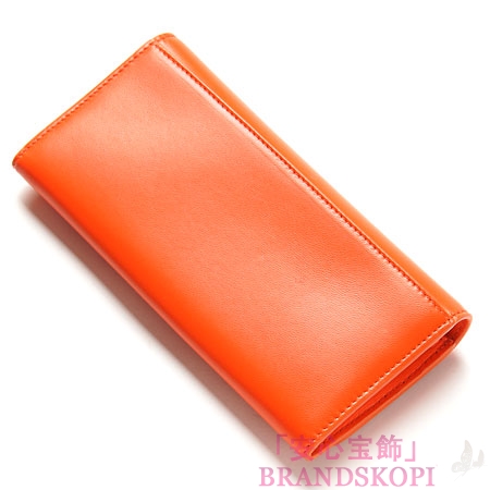 セリーヌ 長財布[小銭入れ付き]ラージマルチファンクション /ネオンオレンジ10760-3fta-20or