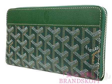 ゴヤール(GOYARD) ラウンドファスナー長財布（グリーン）APMZIPGM09-VERTE-VERT