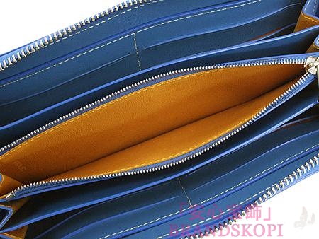 ゴヤール(GOYARD) ラウンドファスナー長財布（ライトブルー） APMZIPGM10-BLEUCIEL-BLEUCIEL