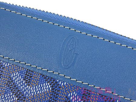 ゴヤール(GOYARD) ラウンドファスナー長財布（ライトブルー） APMZIPGM10-BLEUCIEL-BLEUCIEL