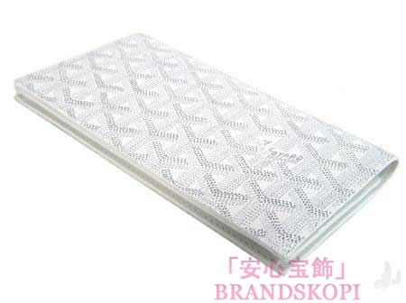 ゴヤール二つ折長財布（ホワイト）GY-APM20550-PRT-FE-GM-BLANCHEB