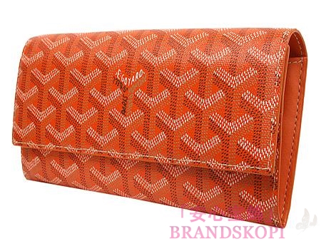 ゴヤール(GOYARD) 二つ折長財布（オレンジ）APMVARENNE07-ORANGE-ORANGE