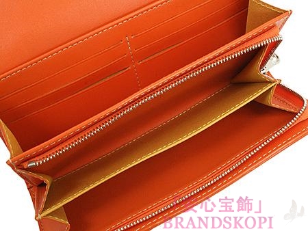 ゴヤール(GOYARD) 二つ折長財布（オレンジ）APMVARENNE07-ORANGE-ORANGE