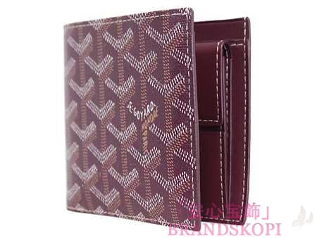  ゴヤール　二つ折り財布（ボルドー） APM11033-POR-MON-BORDEAUX