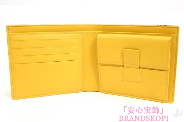 ゴヤール(GOYARD) 二つ折財布（イエロー）GY-APM11008-JAUNEJAUNE