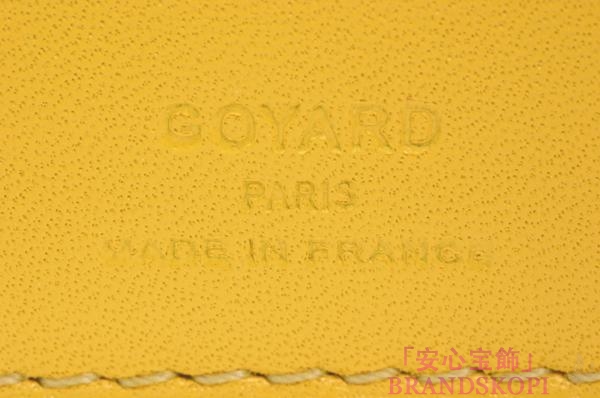 ゴヤール(GOYARD) 二つ折財布（イエロー）GY-APM11008-JAUNEJAUNE