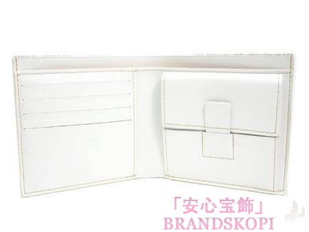ゴヤール二つ折り財布(ホワイト) GY-APM11050-BLANCHEBLANC