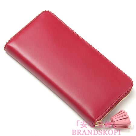 ロエベ/LOEWE/ ラウンドファスナー 長財布[小銭入れ付き]/182n81-f13-7400 /LIPSTICK