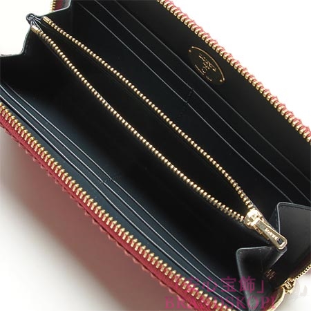 ロエベ/LOEWE/ ラウンドファスナー 長財布[小銭入れ付き]/182n81-f13-7400 /LIPSTICK