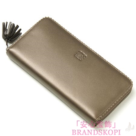 ロエベ/LOEWE/ ラウンドファスナー 長財布[小銭入れ付き]/182n86-f13-3640 /CARAMEL