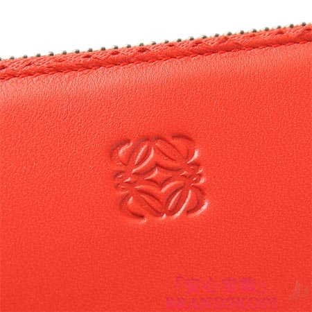 ロエベ/LOEWE/ ラウンドファスナー 長財布[小銭入れ付き]/182n81-f13-7130 /CORAL