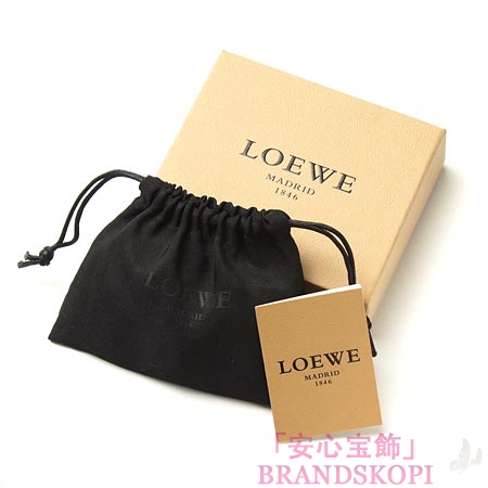 ロエベ/LOEWE/ レザーカードケース/10330-f16-1339 /BKACK×OCEAN BLUE
