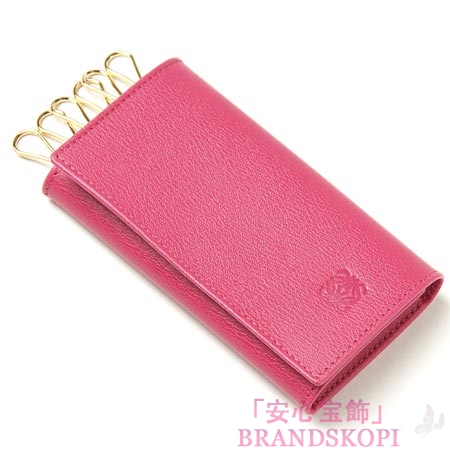 ロエベ/LOEWE/ レザーキーケース/10330-802-7170 /FUCSIA