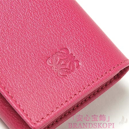 ロエベ/LOEWE/ レザーキーケース/10330-802-7170 /FUCSIA