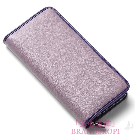 ロエベ/LOEWE/ ラウンドファスナー 長財布[小銭入れ付き]/11395-cf13-6152 /ラヴェンダー×パープル