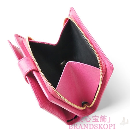 ロエベ/LOEWE/ ２つ折り財布[小銭入れ付き]/11830-f15-7170/フューシャピンク